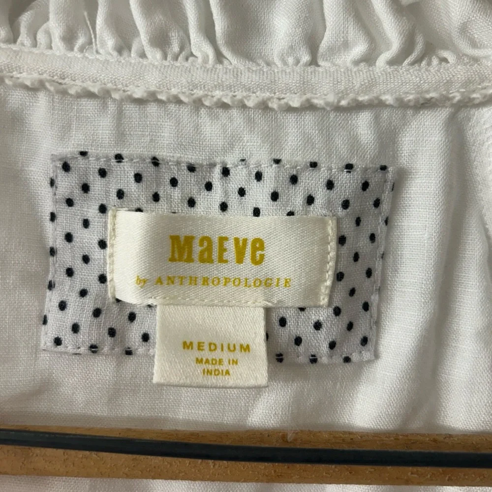 Anthropologie The Audie Linen Puff-Sleeve Blouse - Picture 12 of 16